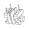 UU-9.8-2/UU9.8臥式2+2PIN