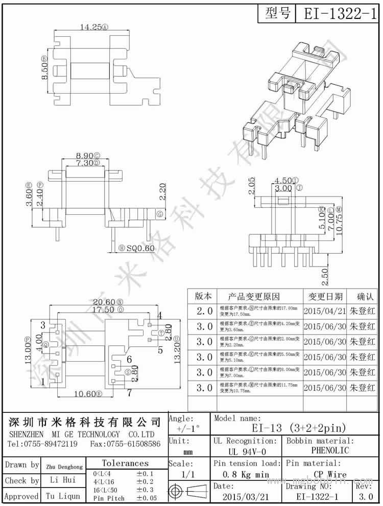 EI-1322-1-Model
