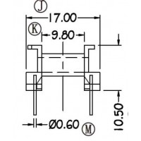 EPC-1701-1/EPC-17臥式(5+5P)無(wú)飛線(xiàn)槽