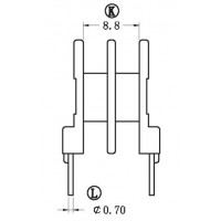 HR-EE19-01/EE19臥式(4+6PIN)