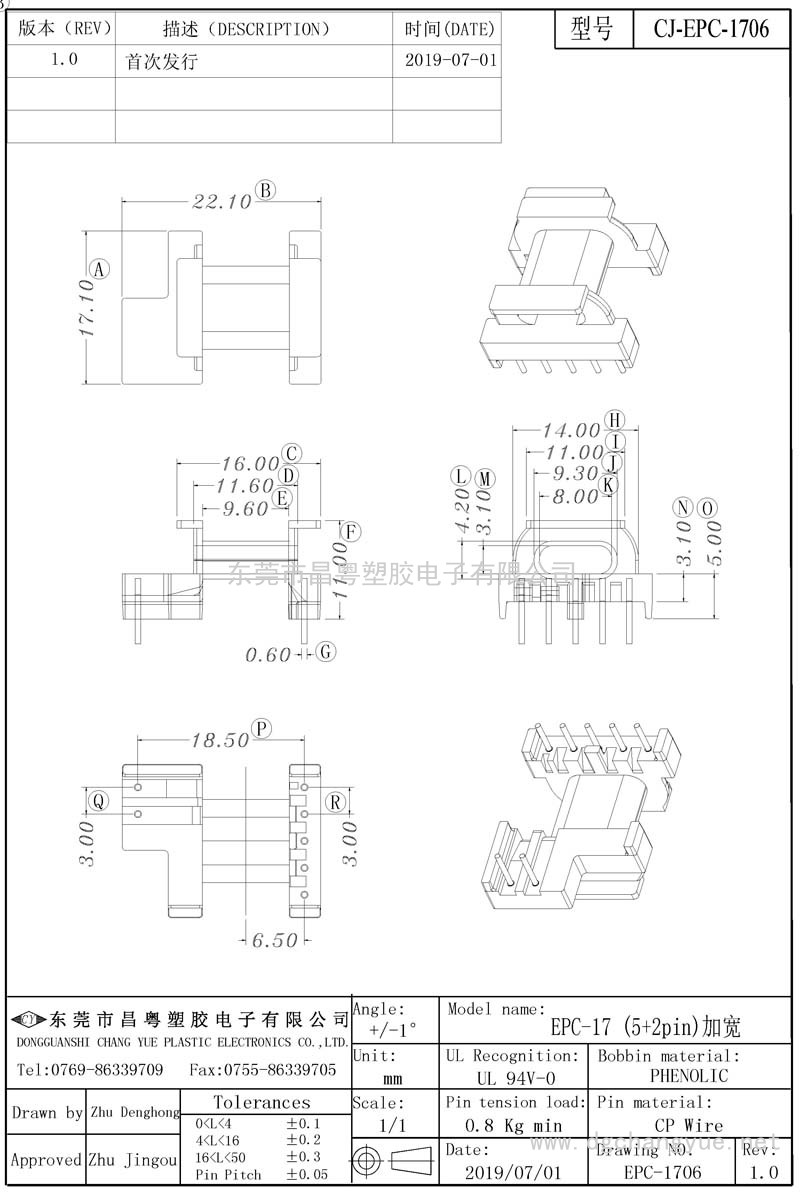 CJ-1706，EPC17臥式(5+2)加寬..-模型