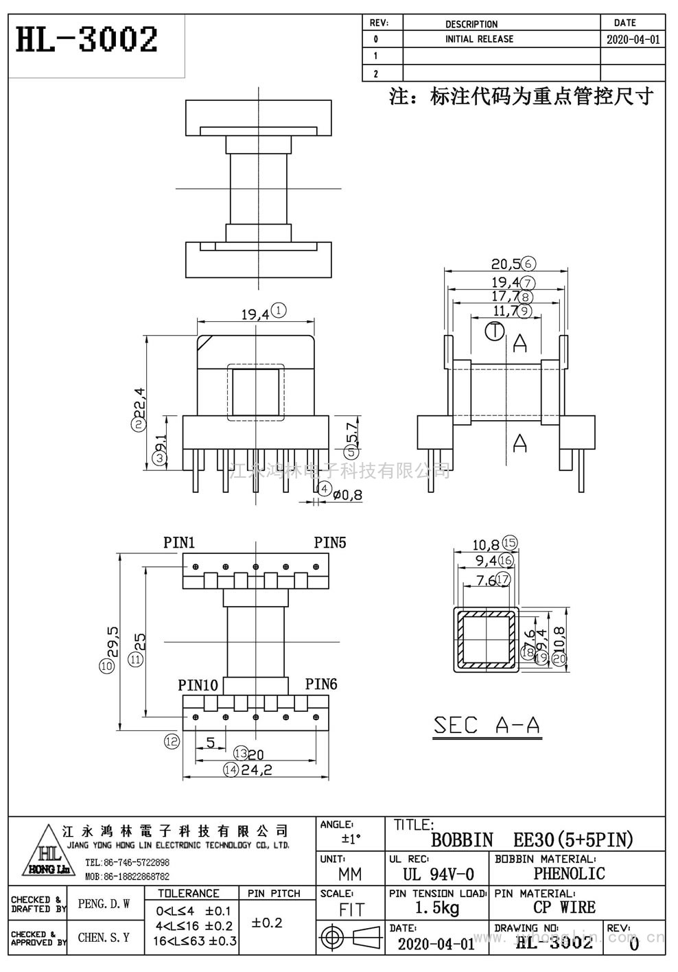 HL-3002/EE-30臥式(5+5P)