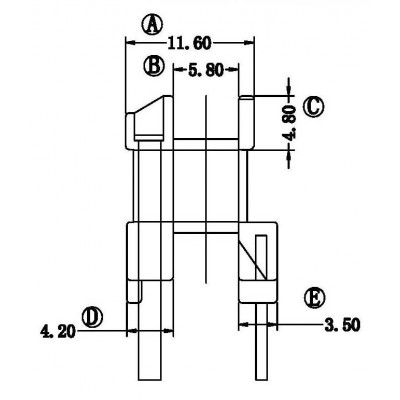 EE-1903/EE-19臥式(2+2PIN)