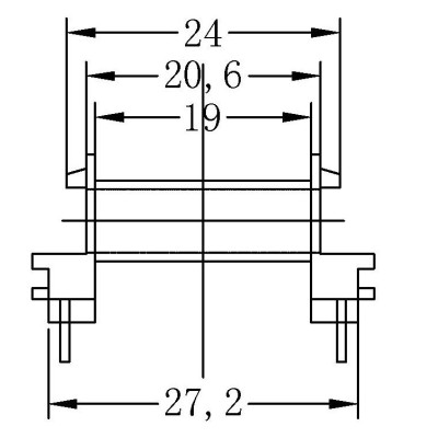 RH-EE-1920/EE-19臥式(5+5PIN)