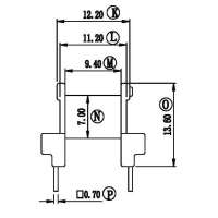 EE-1904/EE-19臥式(5+5PIN)X
