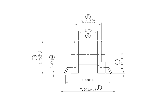 HXH-EE5.0 EE5.0貼片3+3針