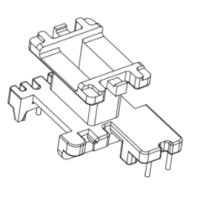 HXB-EI1702-2 EE17 EE1710加寬安規立式5+2針