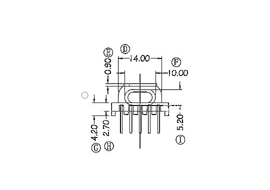 HXL-EPC17直插臥式5+5針