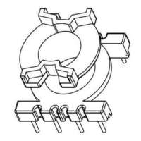 PQ-2014 立式4+4PIN 排距17.50 腳距5.0 槽寬6.00